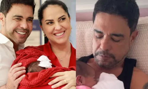 
				
					Zezé Di Camargo surge em momento raro com nova filha e emociona web
				
				