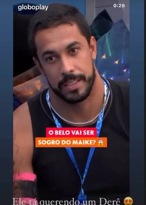 
				
					'BBB 25': Belo reage após ser chamado de 'sogro' por Maike: 'Querendo'
				
				