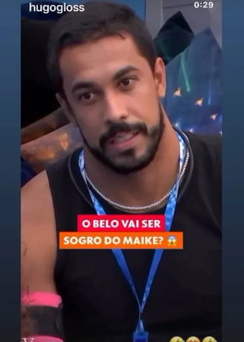 
				
					'BBB 25': Belo reage após ser chamado de 'sogro' por Maike: 'Querendo'
				
				