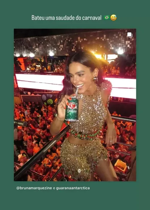 
				
					Carnaval 2025: Bruna Marquezine frustra foliões e aparece no Oscar
				
				