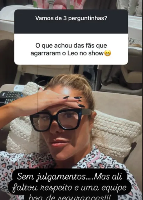 
				
					Poliana Rocha detona fãs que agarraram Leonardo: 'Faltou respeito'
				
				