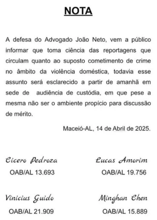 
				
					Quem é João Neto, ex-PM e influencer preso por agredir companheira
				
				