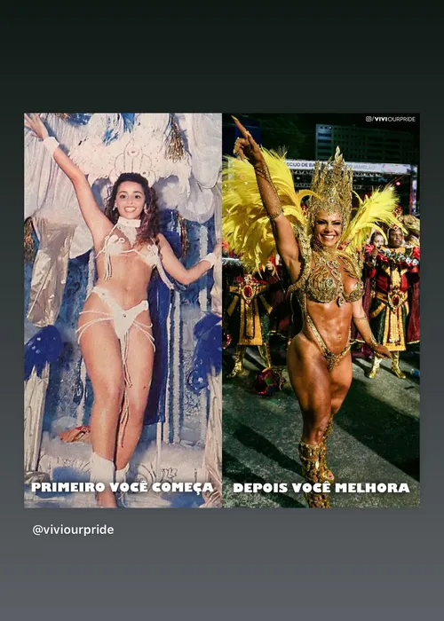 
				
					Viviane Araujo choca com 'antes e depois' no Carnaval; veja fotos rara
				
				