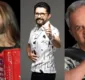 
                  Dorgival Dantas, Adelmário Coelho e Flávio José se encontram em show