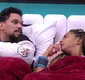 
                  BBB 25: Aline e Vinícius analisam possibilidades para dar o Anjo; veja
