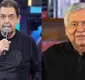 
                  Faustão faz rara aparição em homenagem para ex-diretor da Globo