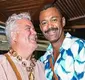 
                  Milton Cunha chama atenção ao posar em foto rara com novo namorado