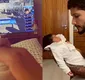 
                  Yuri Lima cuida de Nala, filha com Iza, e exibe momento; FOTO