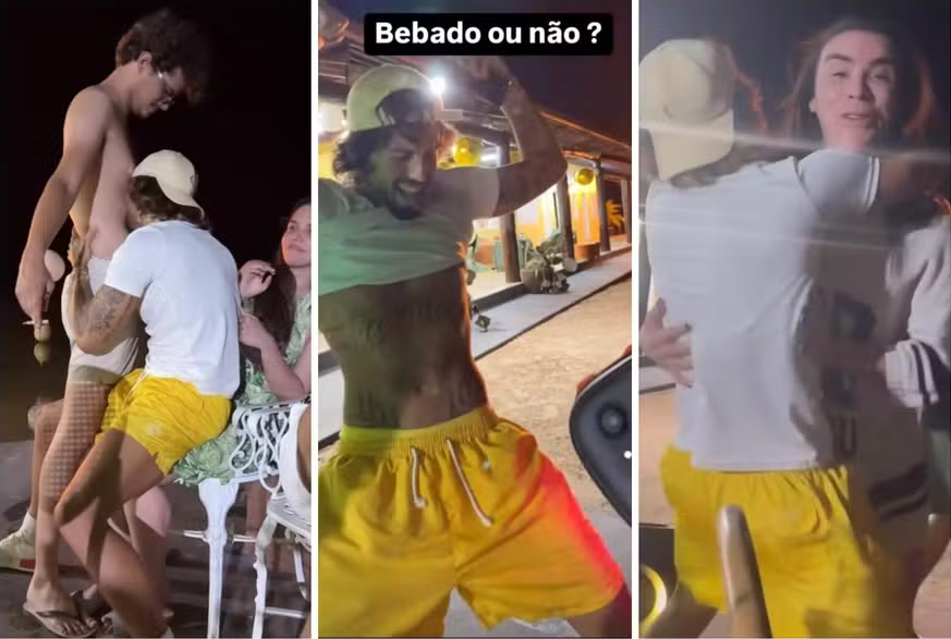 Zé Felipe choca Virginia Fonseca após beber demais e morder amigo