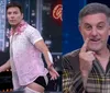 Dança dos Famosos: Faro diz que está sem enchimento e Huck faz piada