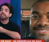 Davi Brito se irrita com apresentador do SBT e rebate fala ao vivo