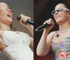 Maiara quebra protocolo e defende irmã em show após críticas: 'Louca'