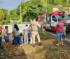 Mulher é arremessada após ser atropelada por carreta na Bahia