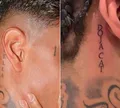MC Cabelinho apaga tatuagem para Bella Campos e faz homenagem no lugar