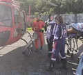 Mulher é socorrida em helicóptero após incêndio em casa na Bahia