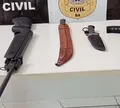 Polícia apreende armas com suspeito de importunação em Alagoinhas