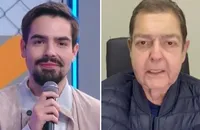 Filho de Faustão emociona com homenagem ao pai durante estreia no SBT