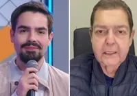 Filho de Faustão emociona com homenagem ao pai durante estreia no SBT