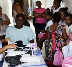 Ação oferece serviços de saúde e cidadania em cidade da Bahia