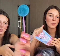 Aprenda a fazer o pirulito sem açúcar da Antonela Braga e economize