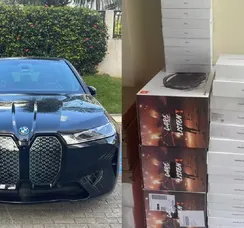 Carros de luxo são apreendidos pela PF em condomínio na Bahia