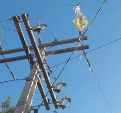 Criança morre eletrocutada após subir em poste para pegar pipa na BA