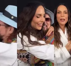 FIB 2025: Geraldo Azevedo 'foge' de palco e tieta Ivete Sangalo