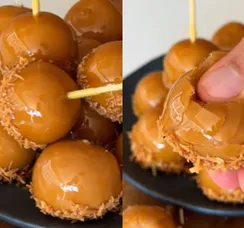 Faça bala de doce de leite caramelizada e dê adeus ao morango do amor