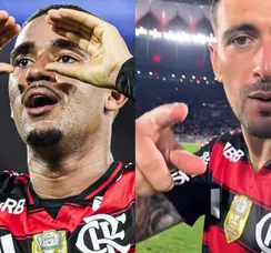 Jogadores do Flamengo provocam Vitória após goleada: ‘Chama SAMU’