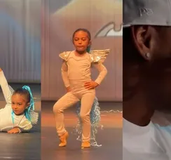 Liz rouba a cena em apresentação de dança e Léo Santana cai no choro