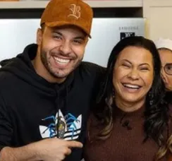 Murilo Huff e mãe de Marília chegam à audiência de conciliação; veja