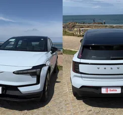 Tecnologia e desempenho surpreendentes: test drive do Volvo EX30