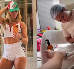 Virginia Fonseca se machuca, não consegue sambar e pede 'socorro'