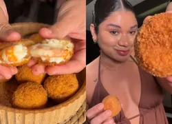 Aprenda a fazer bombom de camarão com catupiry simples e rápido