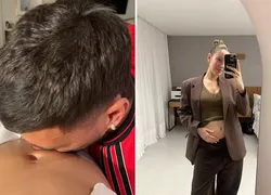 Arrascaeta e esposa anunciam gravidez após derrota do Flamengo
