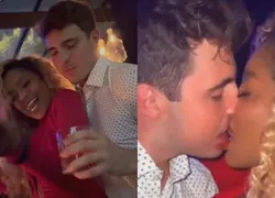 Cariúcha rasga elogios a filho de Gugu e beijo: 'Melhor que muitos'