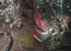 Dois jovens morrem em acidente com moto e carro na BR-101