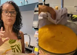 Faça o bolo de cenoura de Dona Vilma, no micro-ondas, em 8 minutos