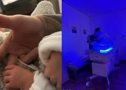 Yudi Tamashiro retorna ao hospital com o filho para cirurgia