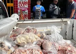 Homem é preso com meia tonelada de carne sem comprovação em Salvador