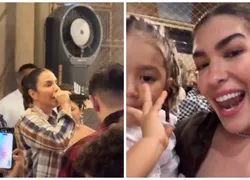 Ivete Sangalo canta em festa na escola de Liz Improta; VÍDEO