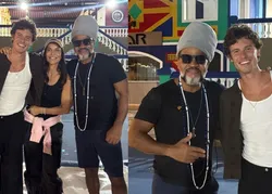 Ivete Sangalo leva Shawn Mendes para conhecer Carlinhos Brown; VÍDEO