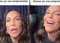 Ivete Sangalo reage a fã comprometido que beijou amante em gravação