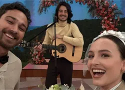 Larissa Manoela emociona ao renovar votos de casamento ao vivo; VÍDEO