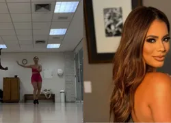 Lexa retorna às aulas de samba após luto e emociona mãe