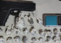 Operação apreende arma de fogo e droga em Formosa do Rio Preto