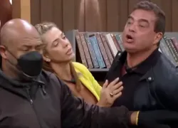 Power Couple: Dhomini e Radamés brigam e são separados por seguranças