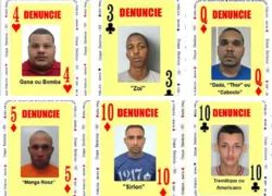 Seis suspeitos são inseridos no Baralho do Crime da Segurança Pública