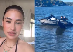 Simone Mendes 'salva' Nattan durante passeio; veja vídeo