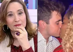Sônia Abrão critica beijo entre Cariúcha e filho de Gugu: 'Cena'